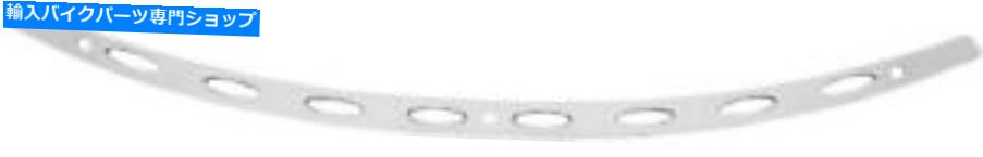 Windshield メンフィスシェードWindshield Trim Slotted Ellipseはハーレーツーリング14-20用に磨きました Memphis Shades Windshield Trim Slotted Ellipse Polished for Harley Touring 14-20【並行輸入品】