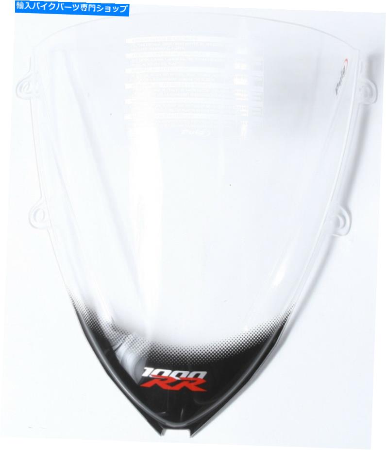 Windshield Puig Racing Screen Clear CBR1000RR '08 4623 PUIG RACING SCREEN CLEAR CBR1000RR '08 4623W【並行輸入品】
