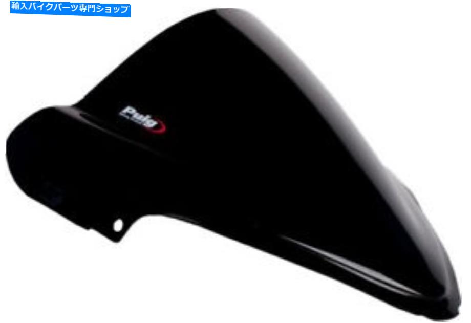 Windshield 黒レーシングウィンドスクリーンPUIG 4826N Black Racing Windscreen Puig 4826N For Gen. 2 Suzuki Hayabusa【並行輸入品】