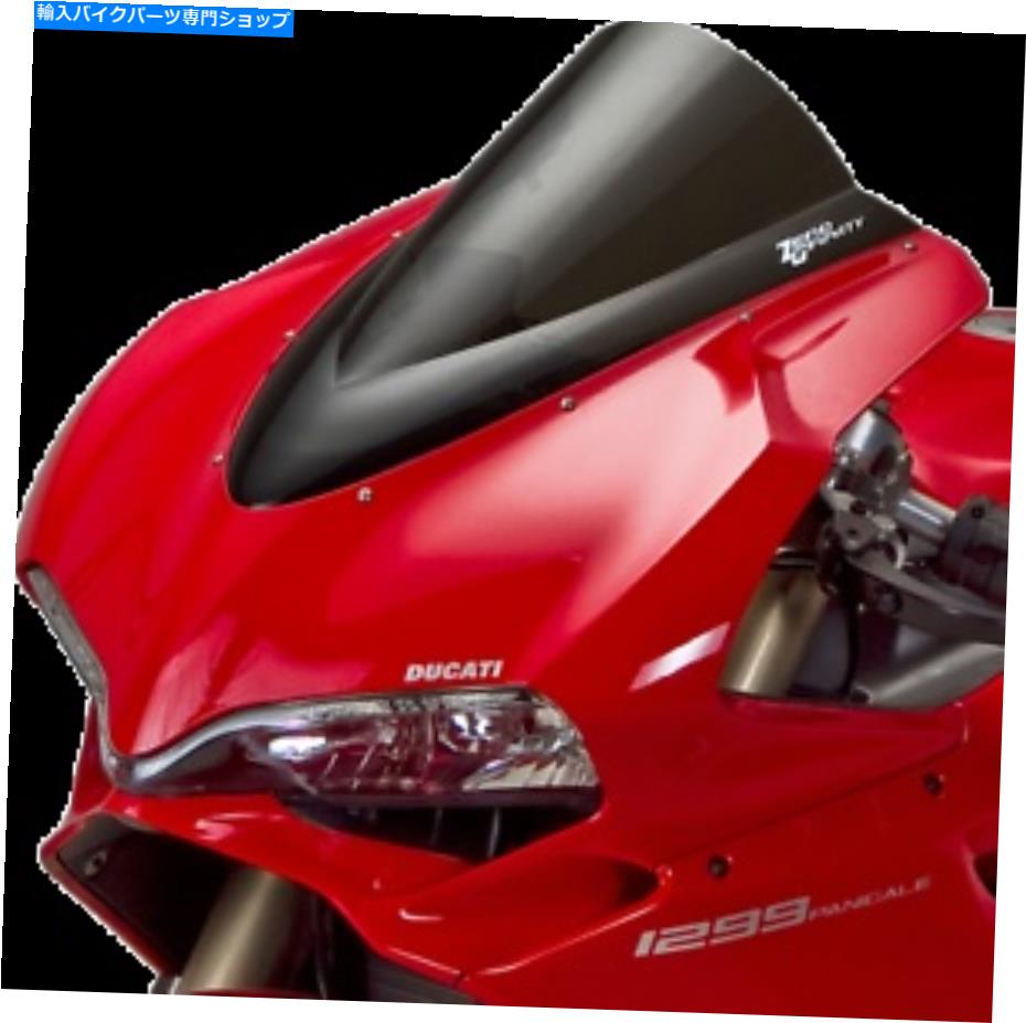 Windshield ゼロ重力16-739-02ダブルバブルフロントスクリーンの煙 ZERO GRAVITY 16-739-02 Double Bubble Windscreen Smoke【並行輸入品】