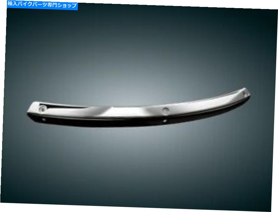 Windshield クライャキンフェアリング/ウインドシールドトリムアクセントスムーズクローム1310 Kuryakyn Fairing/Windshield Trim Accent Smooth Chrome 1310【並行輸入品】