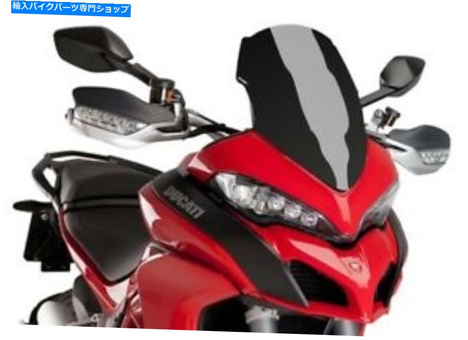 Windshield ピュギレーシングウィンドスクリーンブラック＃7622N Ducati Multistrada 1200 Puig Racing Windscreen Black #7622N Ducati Multistrada 1200【並行輸入品】