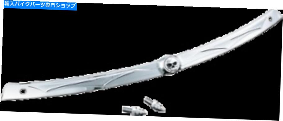 Windshield Kuryakyn Windshieldトリムコンポーネントゾンビ、クロム1198 Kuryakyn Windshield Trim Components Zombie, Chrome 1198【並行輸入品】