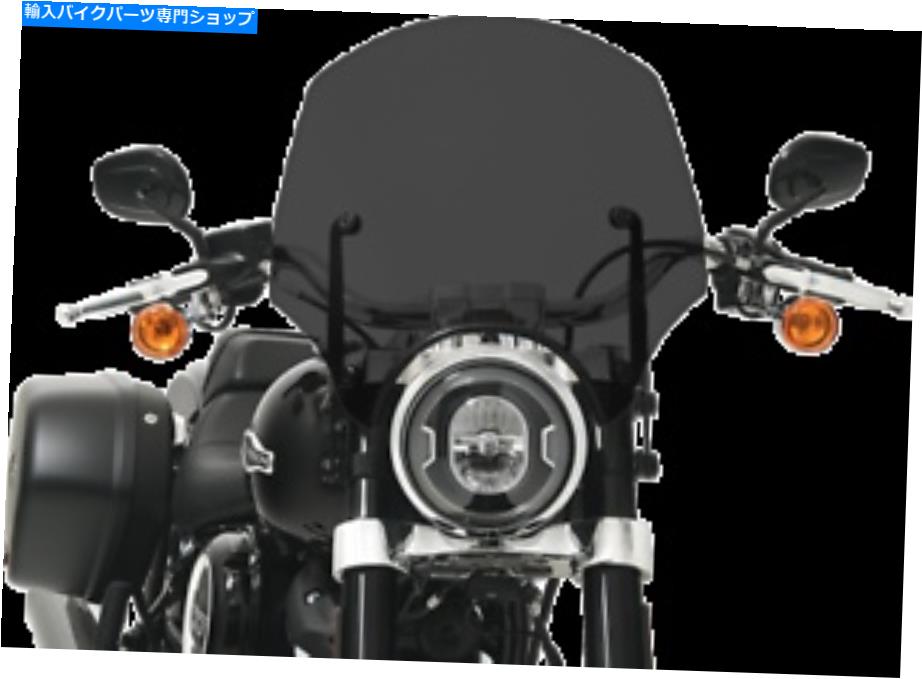 Windshield メンフィスシェードエルパソブラックダークスモークスポーツシールド - 高さ：15 \