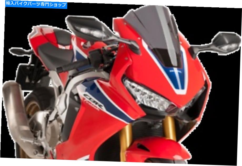 Windshield Puig 9407Fレーシングウィンドスクリーンダークスモーク Puig 9407F Racing Windscreen Dark Smoke【並行輸入品】