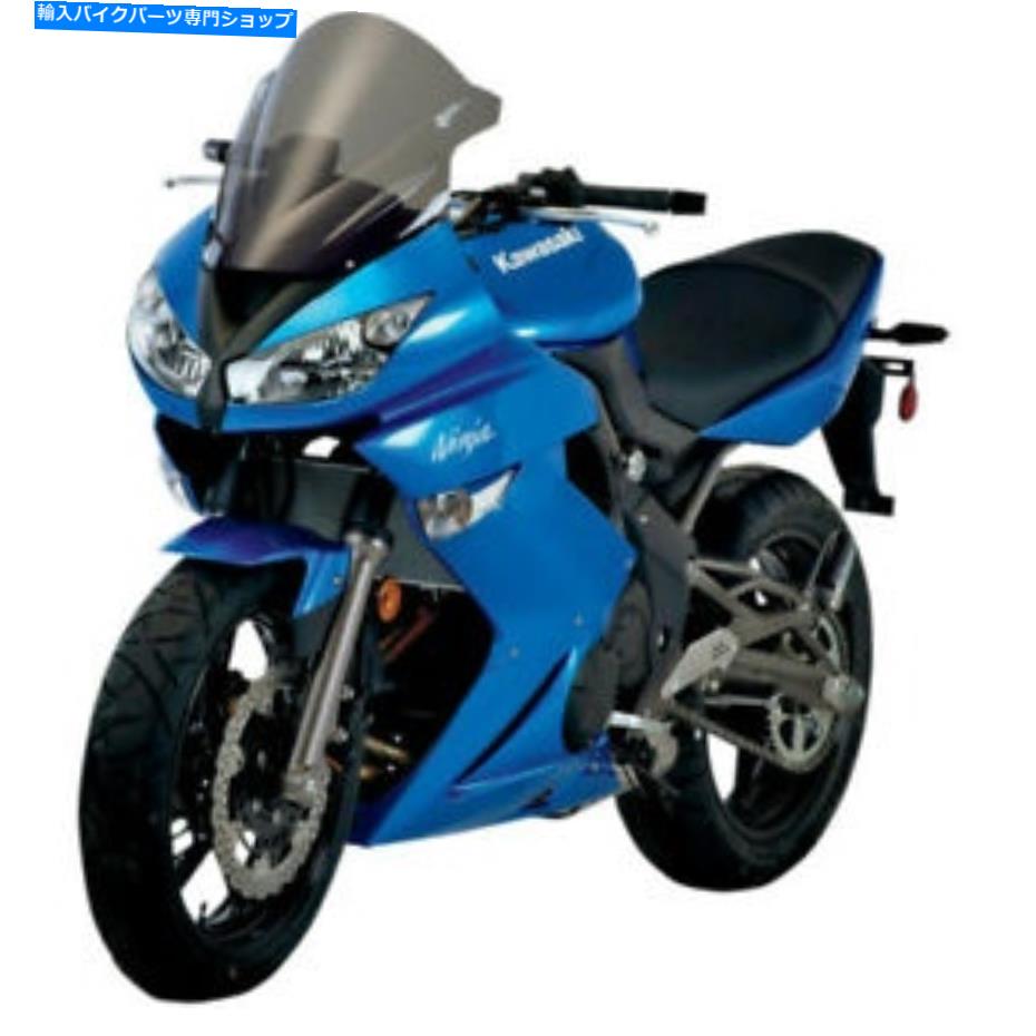 Windshield ゼロ重力ダブルバブルフロントスケーン - 650R（煙）16-204-02 Zero Gravity Double Bubble Windscreen - 650R (Smoke) 16-204-02【並行輸入品】