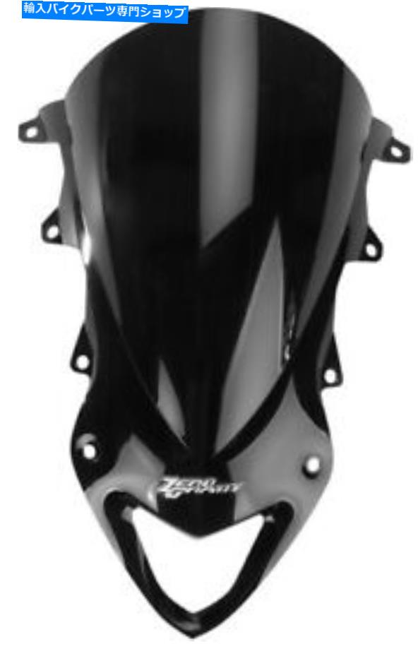 Windshield ゼロ重力16-810-19ダブルバブルフロントスクリーンダークスモーク Zero Gravity 16-810-19 Double Bubble Windscreen Dark Smoke【並行輸入品】