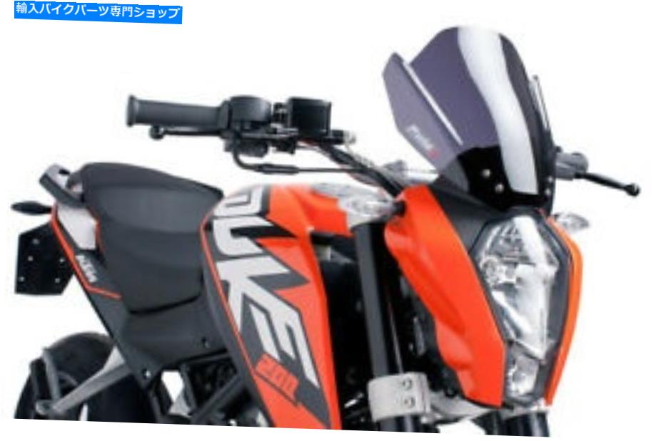 Windshield Puig 6275Fレーシングウィンドスクリーンダークスモーク PUIG 6275F Racing Windscreen Dark Smoke【並行輸入品】