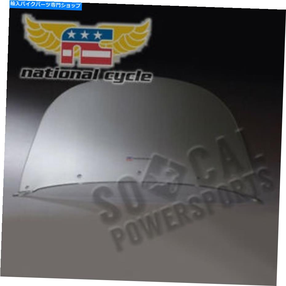 Windshield 国連サイクル20010フェアリングフロントガラス11.75インチ。 - クリア National Cycle 20010 Fairing Windshield 11.75in. - Clear【並行輸入品】