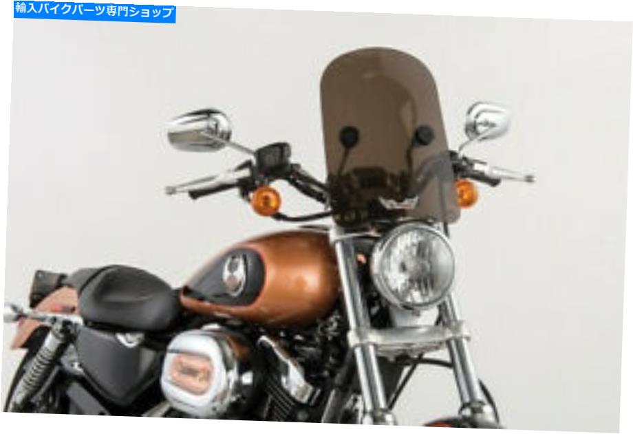 Windshield スリップストーマーHD-3 WindShield 1-1 / 4 - 煙HD-3-T-1.25」 Slipstreamer HD-3 Windshield 1-1/4in. - Smoke HD-3-T-1.25\