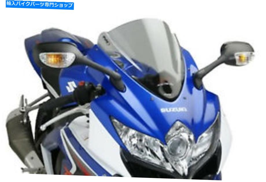 Windshield スズキGSX-R750 08-10光煙のためのPUIGスクリーンZレーシング PUIG SCREEN Z-RACING FOR SUZUKI GSX-R750 08-10 LIGHT SMOKE【並行輸入品】