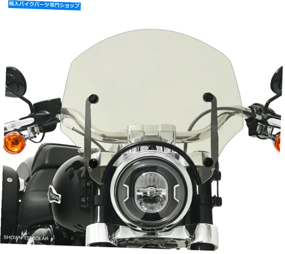 Windshield メンフィスシェードエルパソ13「ソーラースポーツシールド9」ヘッドライトハーレーソフトM8 18 + Memphis Shades El Paso 13" Solar Sportshield 9" Headlight Harley Softail M8 18+【並行輸入品】｜Us Custom Parts Shop USDM