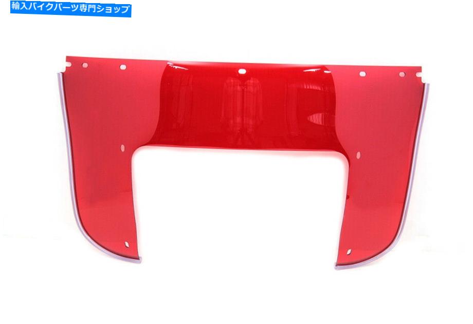 Windshield ビーズの下のフロントガラス赤フィットハーレー - ダビッドソン Beaded Lower Windshield Red fits Harley-Davidson【並行輸入品】 39,498円