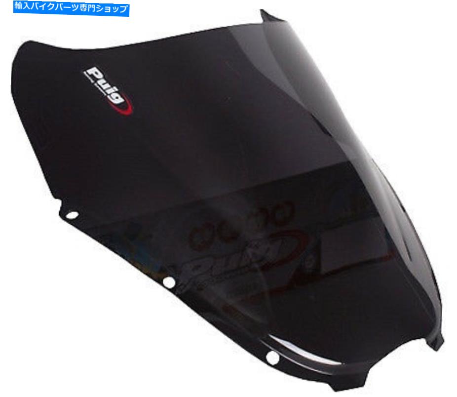 Windshield Puig Racing Screen DKの煙部＃4184F新品 PUIG RACING SCREEN DK SMOKE PART# 4184F NEW【並行輸入品】