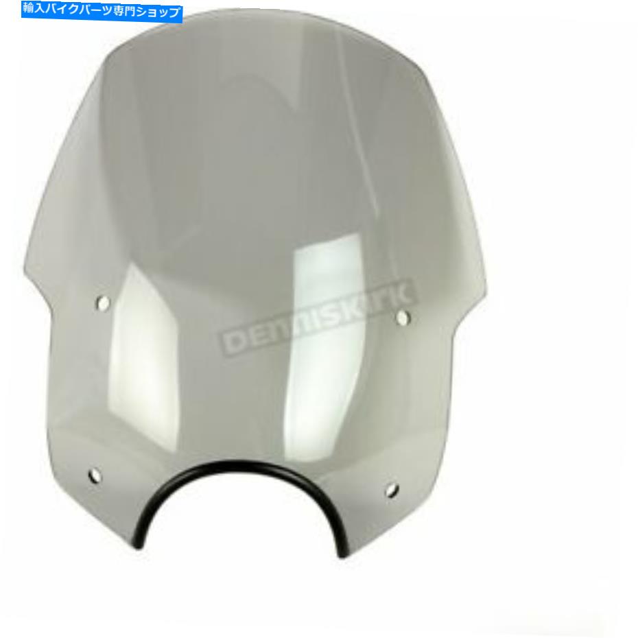 Windshield メンフィスシェード路地キャットブラックスモークウインドシールドW / 7インチ。カットアウト - MEP56112 Memphis Shades Alley Cat Black Smoke Windshield w/7 in. Cutout - MEP56112【並行輸入品】