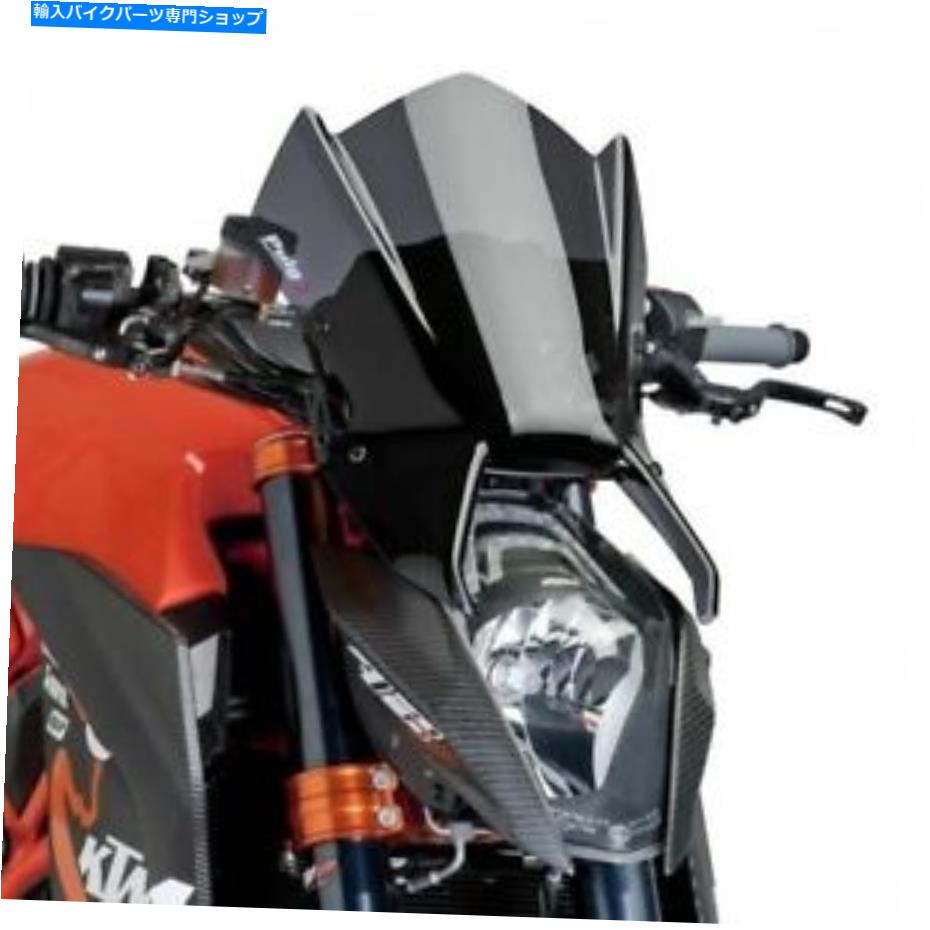 Windshield Puig KTMスーパーデューク1290スポーツスクリーン2014 - 2016 - ダークタイント Puig KTM Super Duke 1290 Sport Screen 2014 - 2016 - Dark Tint【並行輸入品】