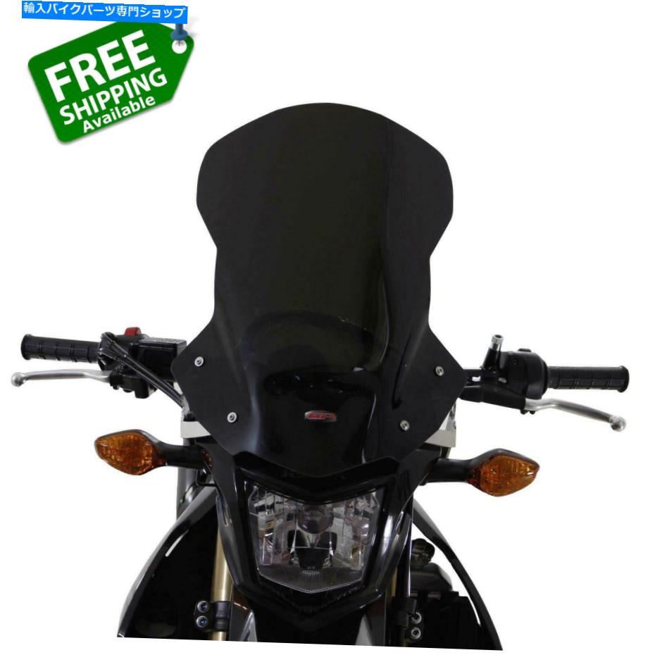 Windshield ホンダCRF250Lフロントガラスフロントウィンドスクリーンクリアスモークブラック42-48 CM 2012~2020 Honda CRF250L Windshield Windscreen Clear Smoked Black 42-48 cm 2012 to 2020【並行輸入品】