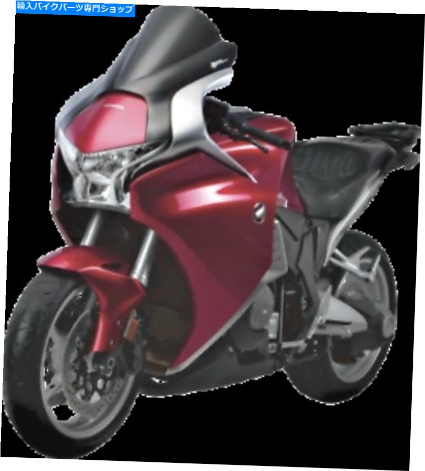 Windshield ゼロ重力ダブルバブルフロントスケーンダークスモークホンダVFR1200F 16-455-19 Zero Gravity Double Bubble Windscreen DARK Smoke HONDA VFR1200F 16-455-19【並行輸入品】