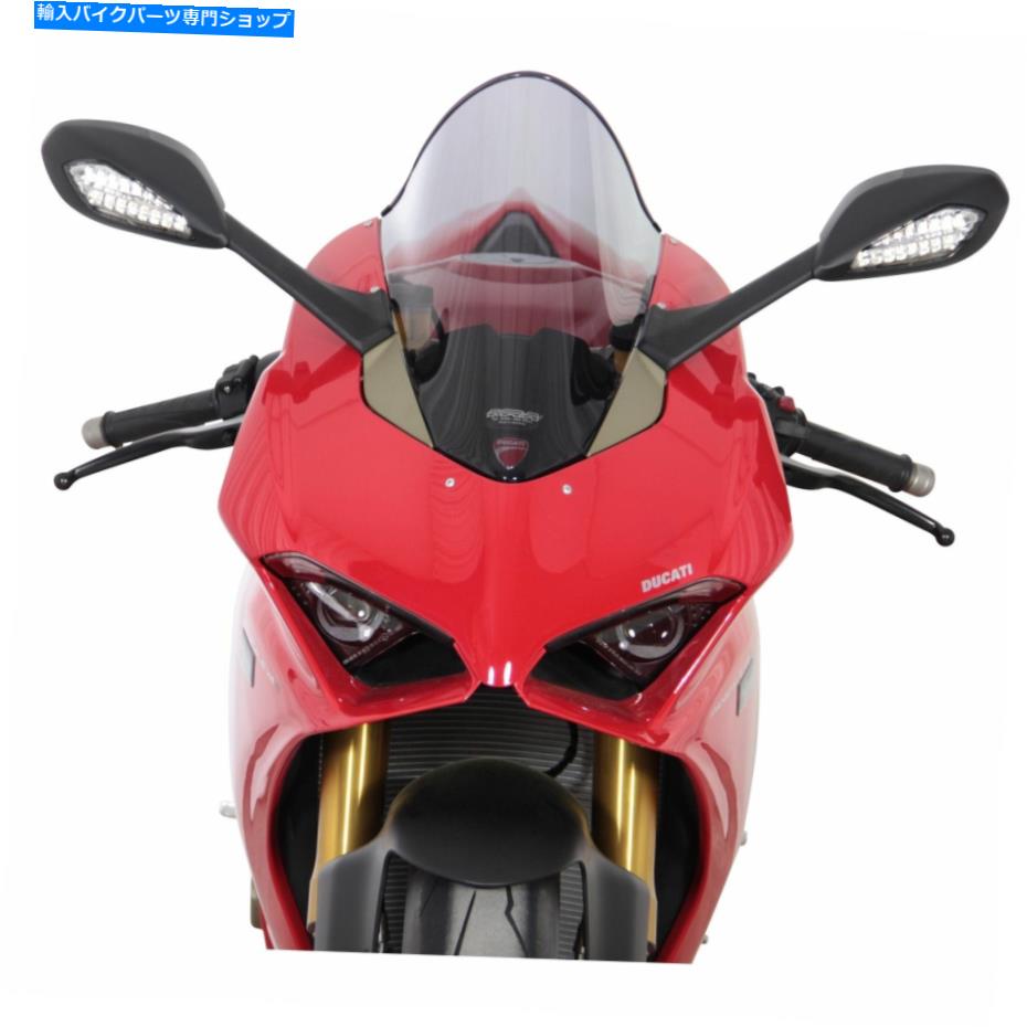 Windshield Ducati Panigale v4 / s '18 -'19のためのMra Racing Windscreen灰色の煙 MRA RACING WINDSCREEN FOR DUCATI PANIGALE V4 / S ’18-’19 | SMOKE GREY【並行輸入品】