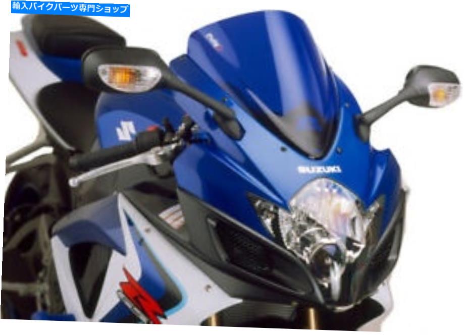 Windshield PUIG 4055Aレーススポーツバイクウィンドスクリーンブルー - 鈴木GSXR 600/750 2006-2007 PUIG 4055A Racing Sportbike Windscreen Blue - SUZUKI GSXR 600 / 750 2006-2007【並行輸入品】