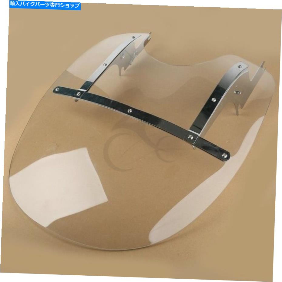Windshield ハーレーロードキングFLHR 1994-2020のためのクリアPCフロントウィンドシールドフィット Clear PC Windscreen Windshield Fit For Harley Road King FLHR 1994-2020【並行輸入品】