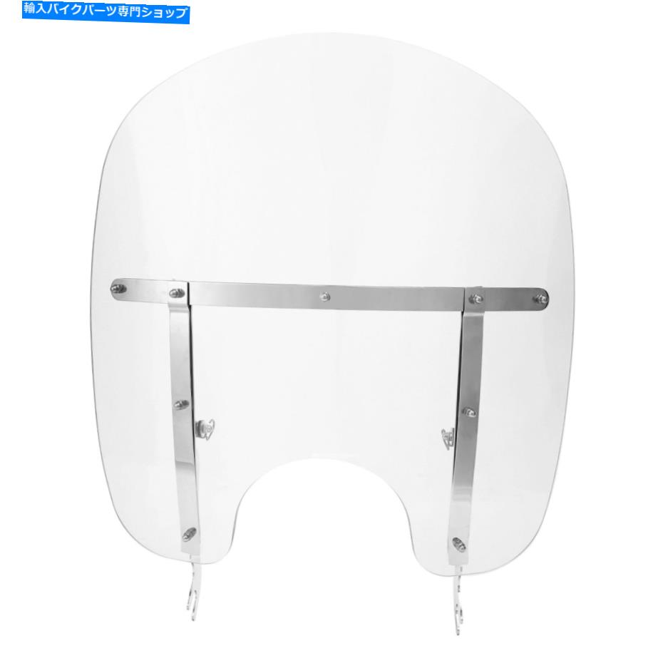 Windshield ハーレーソフトのデラックスファットボーイフフラズ2000-2017のための透明なフロントウィンドシールドフィット Clear Windscreen Windshield Fit For Harley Softail Deluxe Fat Boy FLS 2000-2017【並行輸入品】