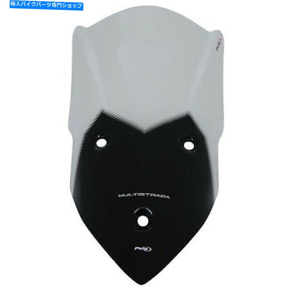 Windshield Puig - 5250W - ツーリングフロントスケーン、クリアドゥカティマルチスリスラダ1200 PUIG - 5250W - Touring Windscreen, Clear Ducati Multistrada 1200【並行輸入品】