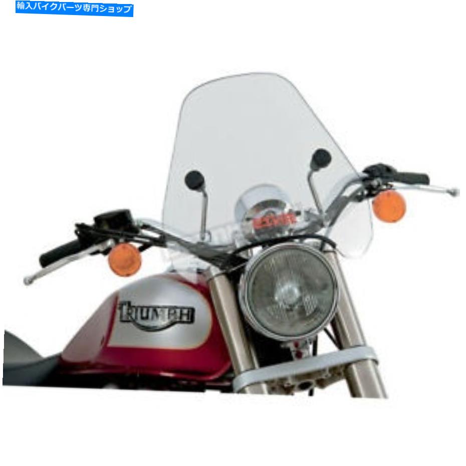 Windshield スリップストリーマスピットファイヤー1インチの透明なフロントガラス - S-06-C-1 Slip Streamer Spitfire Clear Windshield with 1 in. Hardware - S-06-C-1【並行輸入品】|Us Custom Parts Shop USDM