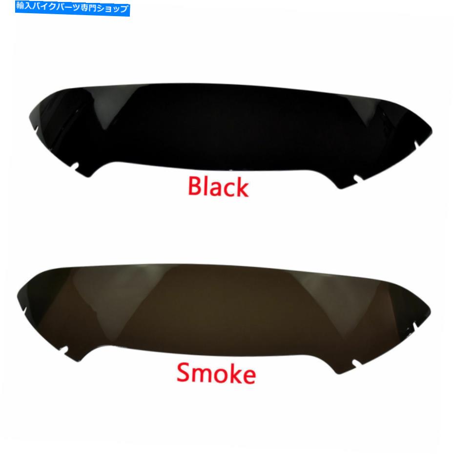 Windshield 5 ''ブラックスモークウェーブのフロントガラスのハーレーツーリングロードグライドのためのフロントウィンドスクリーンフィット 5'' Black Smoke Wave Windshield Windscreen Fit For Harley Touring Road Glide【並行輸入品】 66,167円