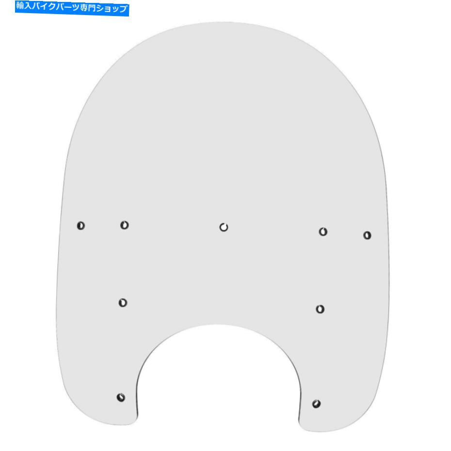 Windshield メンフィスシェード - MEP6320 - 19in。 OEM交換用フロントガラス、クリアハーレーロードK Memphis Shades - MEP6320 - 19in. OEM Replacement Windshield, Clear Harley Road K【並行輸入品】|Us Custom Parts Shop USDM