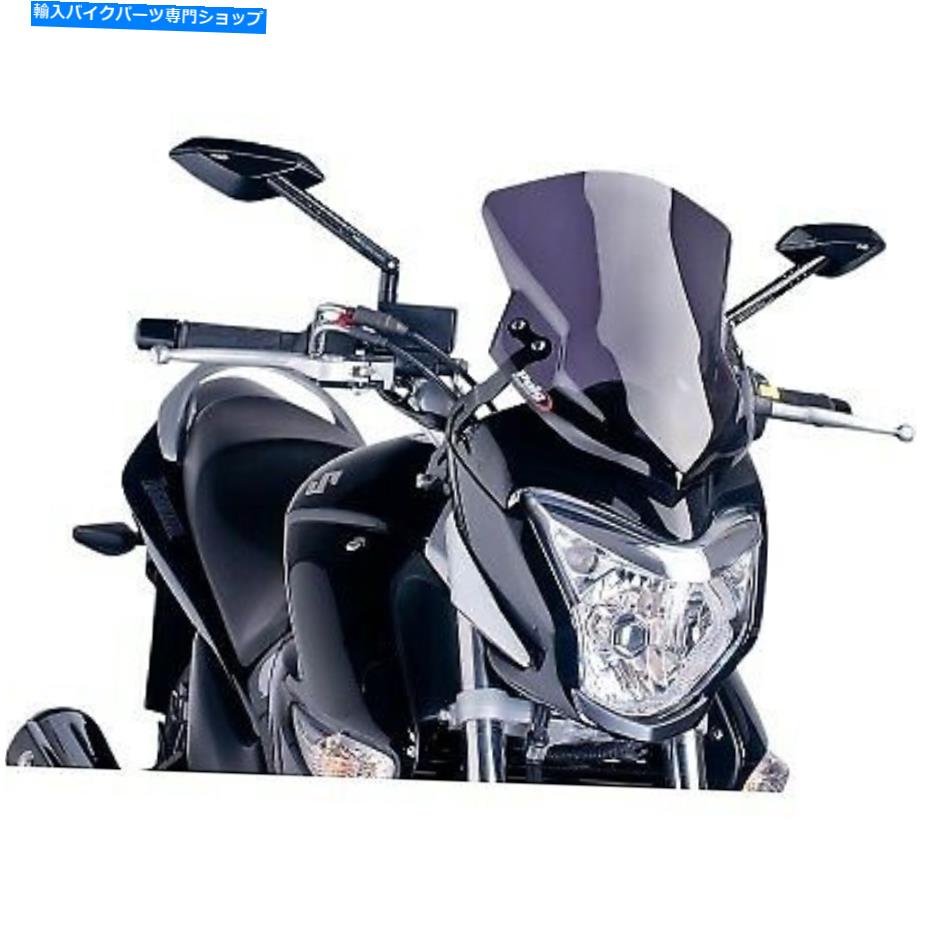 Windshield PUIG - 6251F - 裸の新世代スポーツのフロントウィンドスクリーン、暗い煙鈴木GW 250 PUIG - 6251F - Naked New Generation Sport Windscreen, Dark Smoke Suzuki GW 250【並行輸入品】 42,131円