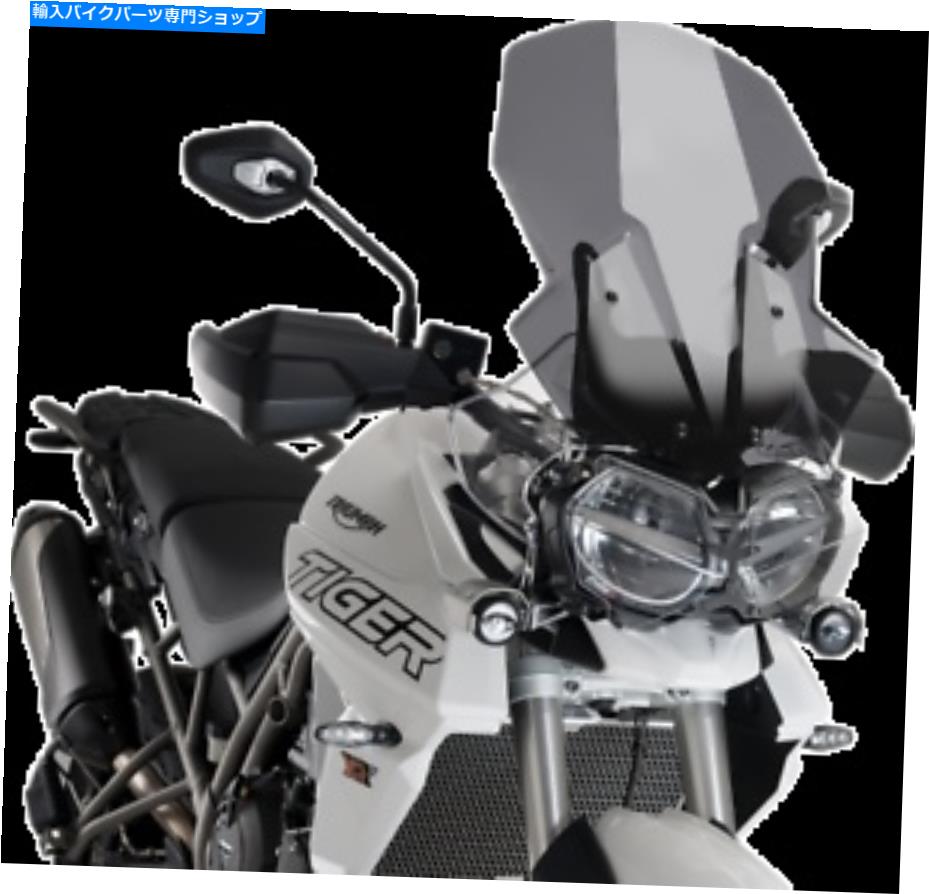 Windshield Puigツーリングフロントウィンドスクリーンスモーク9656F PUIG Touring Windscreen Smoke 9656F【並行輸入品】