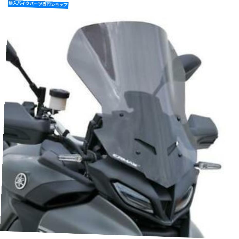Windshield Ermaxツーリングスクリーンフロントガラスダークスモークヤマハ新トレーサー9 2021 - ON Ermax Touring Screen Windshield Dark Smoke Yamaha New Tracer 9 2021 - on【並行輸入品】
