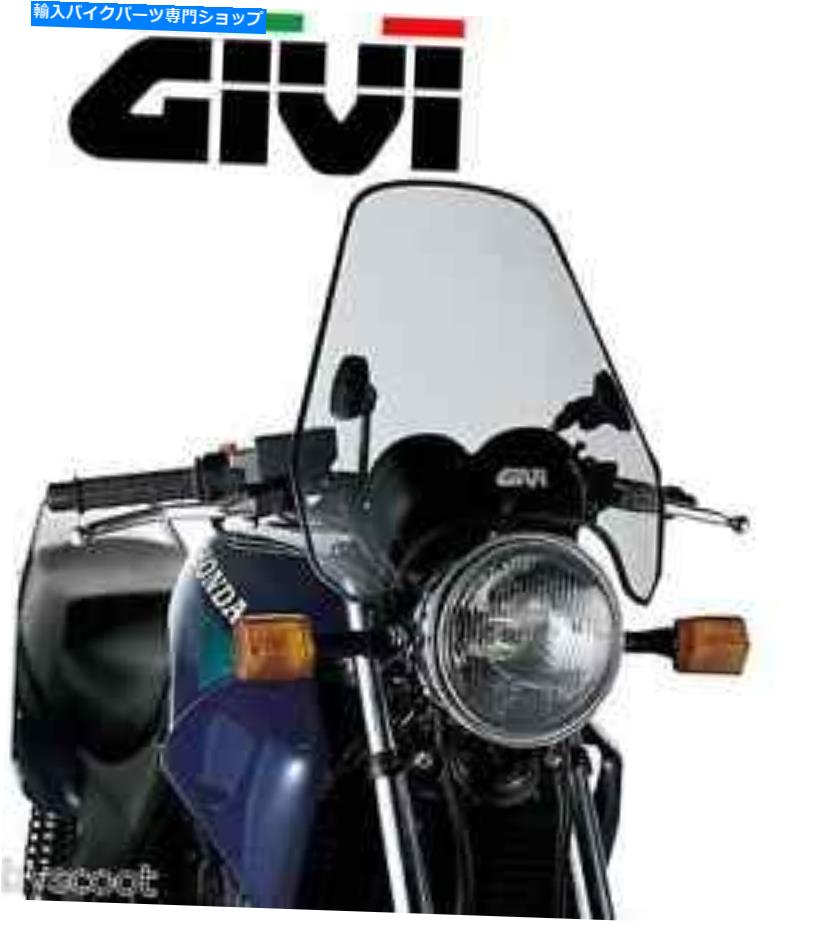 Windshield Windscreen Windshield Universal Givi A604 2点37,9 x 44,5 cm Moto Smoke New Windscreen Windshield Universal GIVI A604 2 Points 37,9 X 44,5 CM Moto Smoke New【並行輸入品】