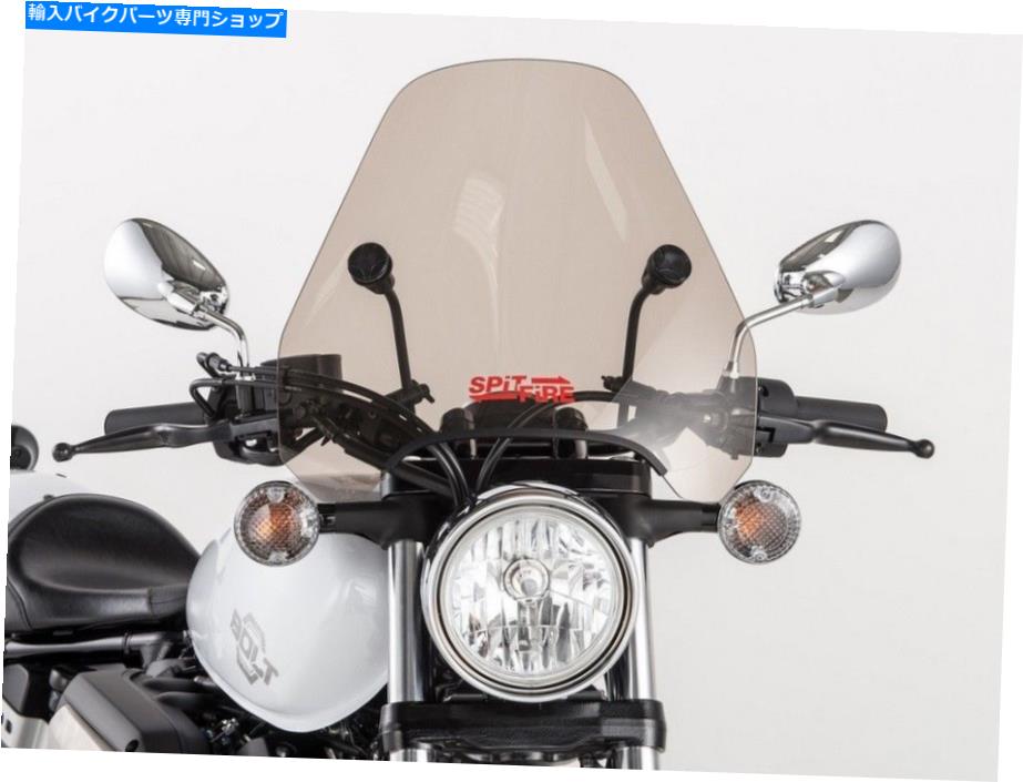 Windshield ホンダシャドウVT750スピリット＆エーススモークタイント15インチSSF WindShield W /ブラックハードウェア Honda Shadow VT750 Spirit & ACE Smoke Tinted 15\\\