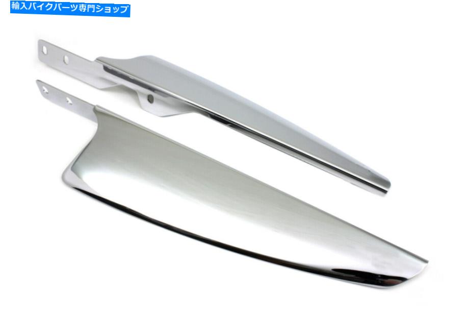 Windshield Chrome WindShield DeflectorセットはHarley-Davidsonにフィットします Chrome Windshield Deflector Set fits Harley-Davidson【並行輸入品】