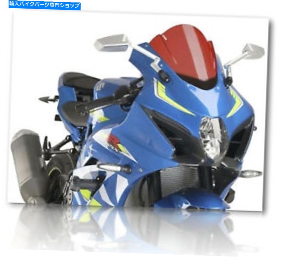 Windshield Puig Racing Windscreen Red / 2017-19 Suzuki GSX-R1000 9013R PUIG Racing Windscreen RED / 2017-19 SUZUKI GSX-R1000 9013R【並行輸入品】