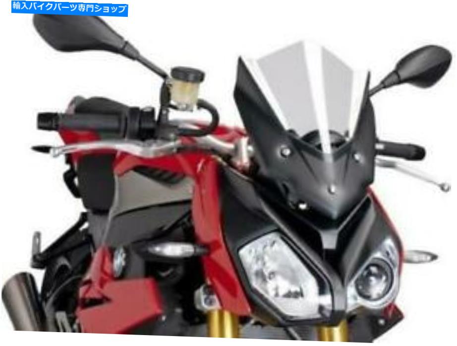 Windshield Puig Naked WindscreenクリアBMW S 1000 R 2014-2015 Puig Naked Windscreen Clear BMW S 1000 R 2014-2015【並行輸入品】