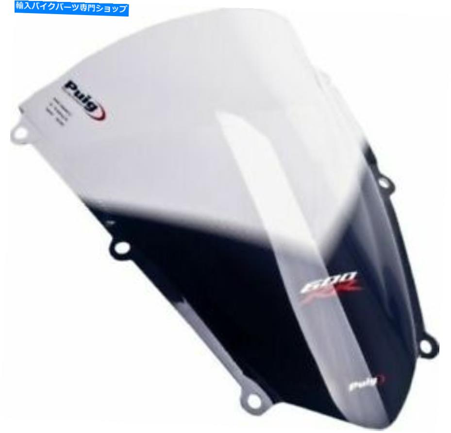 Windshield ピュイレーシングフロントスケーンクリア#4356-WホンダCBR600RR 2007-2012 Puig Racing Windscreen Clear #4356-W Honda CBR600RR 2007-2012【並行輸入品】|Us Custom Parts Shop USDM