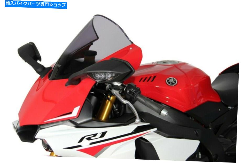 Windshield ヤマハyzf-r1 '15-'19のMra Racing Screen Windshield灰色の煙 MRA RACING SCREEN WINDSHIELD FOR YAMAHA YZF-R1 ’15-’19 | SMOKE GREY【並行輸入品】