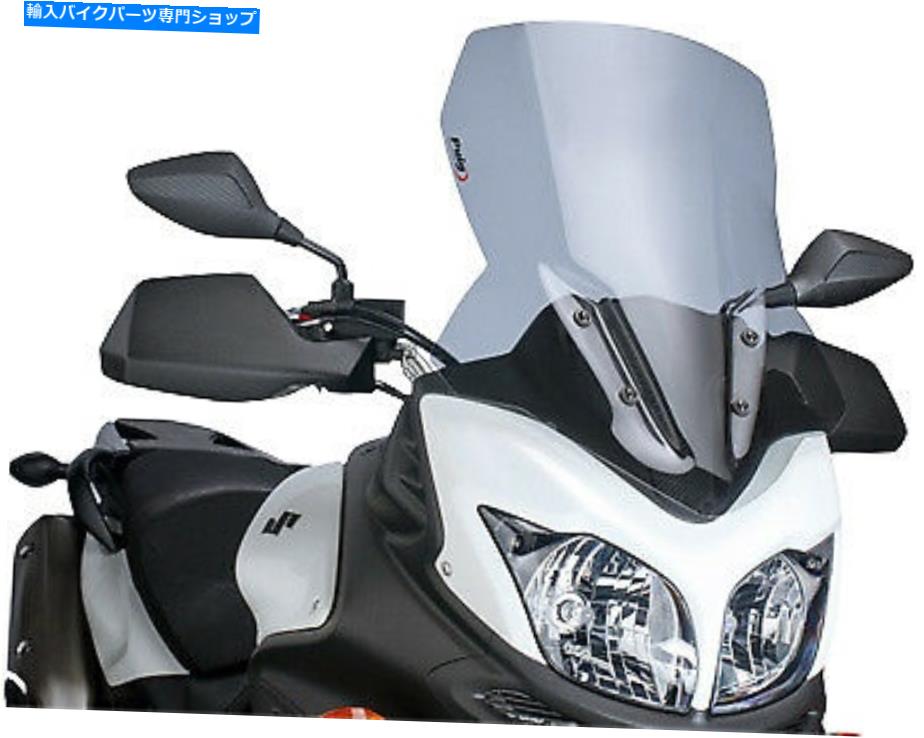 Windshield PUIG 2012スズキDL650 V-STROMツーリングフロントウィンドスクリーンスモークV-STROM 5895H PUIG 2012 Suzuki DL650 V-Strom TOURING WINDSCREEN SMOKE V-STROM 5895H【並行輸入品】