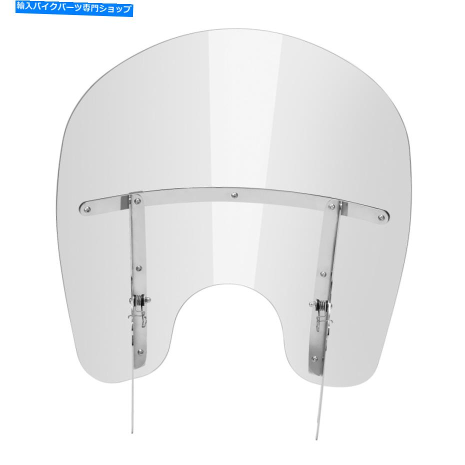 Windshield ハーレーヘリテージソフトクラシックFLSTF 00-17のための透明なフロントウィンドシールドフィット Clear Windscreen Windshield Fit For Harley Heritage Softail Classic FLSTF 00-17【並行輸入品】