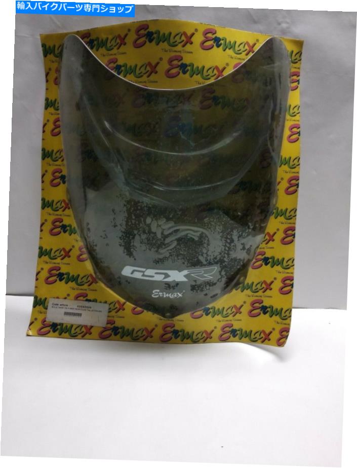 Windshield 鈴木GSXR 750 96-97 ERMAXまたは。サイズ風防ガラスのフロントスケーンライトブラック020403026 Suzuki GSXR 750 96-97 Ermax Or. Size Windshield Windscreen Light Black 020403026【並行輸入品】