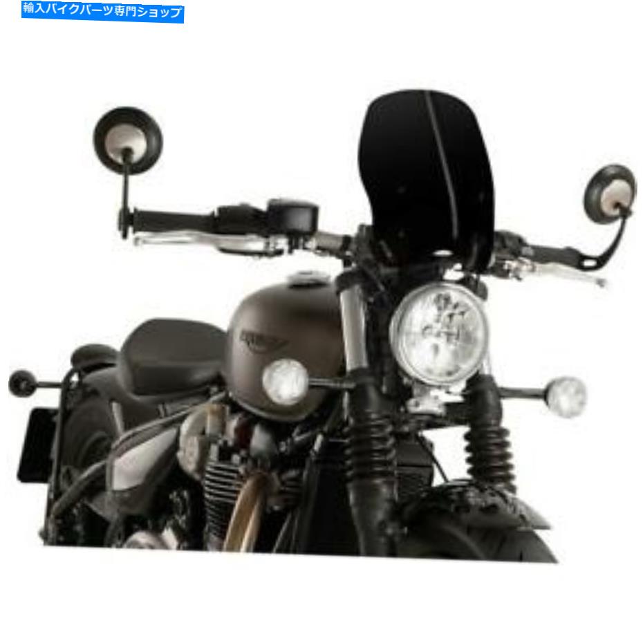 Windshield Puig Naked New Generation Windshield Touring Black 9437N PUIG Naked New Generation Windshield Touring Black 9437N【並行輸入品】