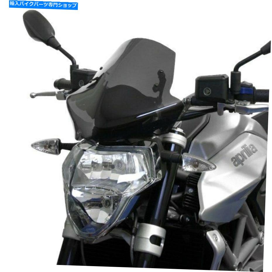 Windshield aprilia shiver 900 17-18 Puig世代スポーツ裸の暗い煙のフロントガラス For Aprilia Shiver 900 17-18 Puig Generation Sport Naked Dark Smoke Windshield【並行輸入品】