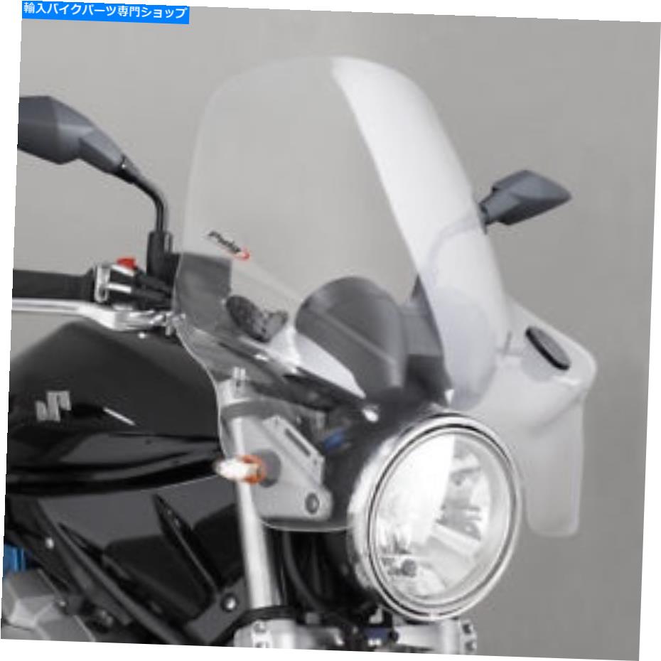 Windshield Puig WindshieldはHyosung Gv650 Aquila 05-16のためのツーリング PUIG WINDSHIELD TOURING I FOR HYOSUNG GV650 AQUILA 05-16 CLEAR【並行輸入品】