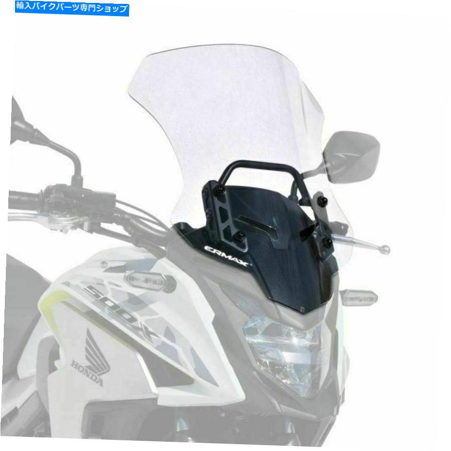 Windshield Ermax Clear 47cmハイツーリングスクリーンフロントガラスホンダCB500X 2019 + TO01T06-01 ERMAX CLEAR 47cm HIGH TOURING SCREEN WINDSHIELD HONDA CB500X 2019 + TO01T06-01【並行輸入品】