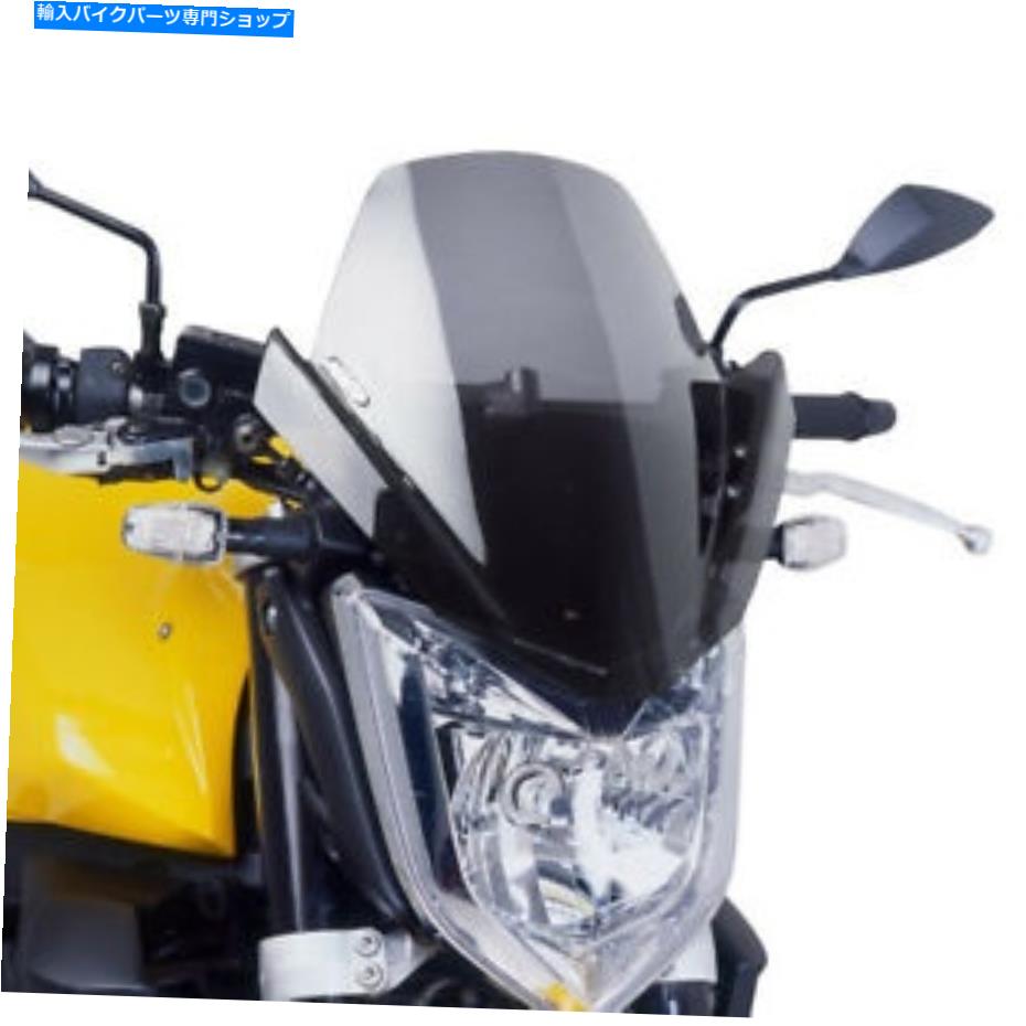 Windshield Puig Windshieldは裸のN.ヤマハFZ1 06-15ライトスモークのスポーツ PUIG WINDSHIELD NAKED N.G. SPORT FOR YAMAHA FZ1 06-15 LIGHT SMOKE【並行輸入品】