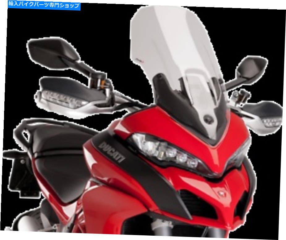 Windshield ピュギツーリングフロントスケーンクリア - 7623 PUIG Touring Windscreen Clear - 7623W【並行輸入品】