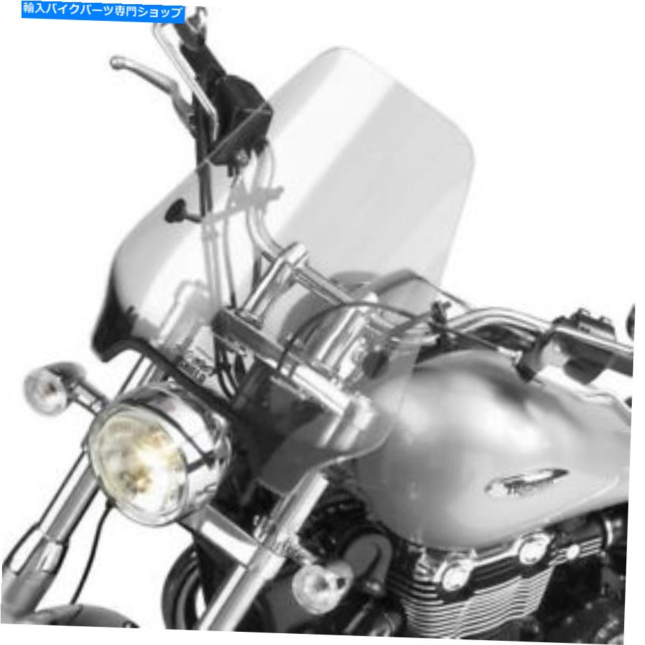 Windshield U-Clamp Mount 7/8 "To 1"クリア付きの国境サイクルストリートスクリーン National Cycle Street Screen with U-Clamp Mount 7/8" to 1" Clear【並行輸入品】｜Us Custom Parts Shop USDM
